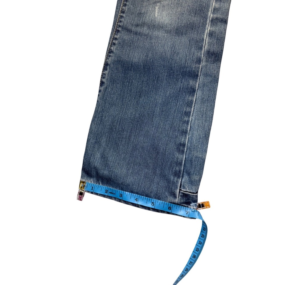 Superdry Dean Jeans Men's 30x32 Slim Fit Denim Medium Wash Whiskering Faded - Picture 9 of 15